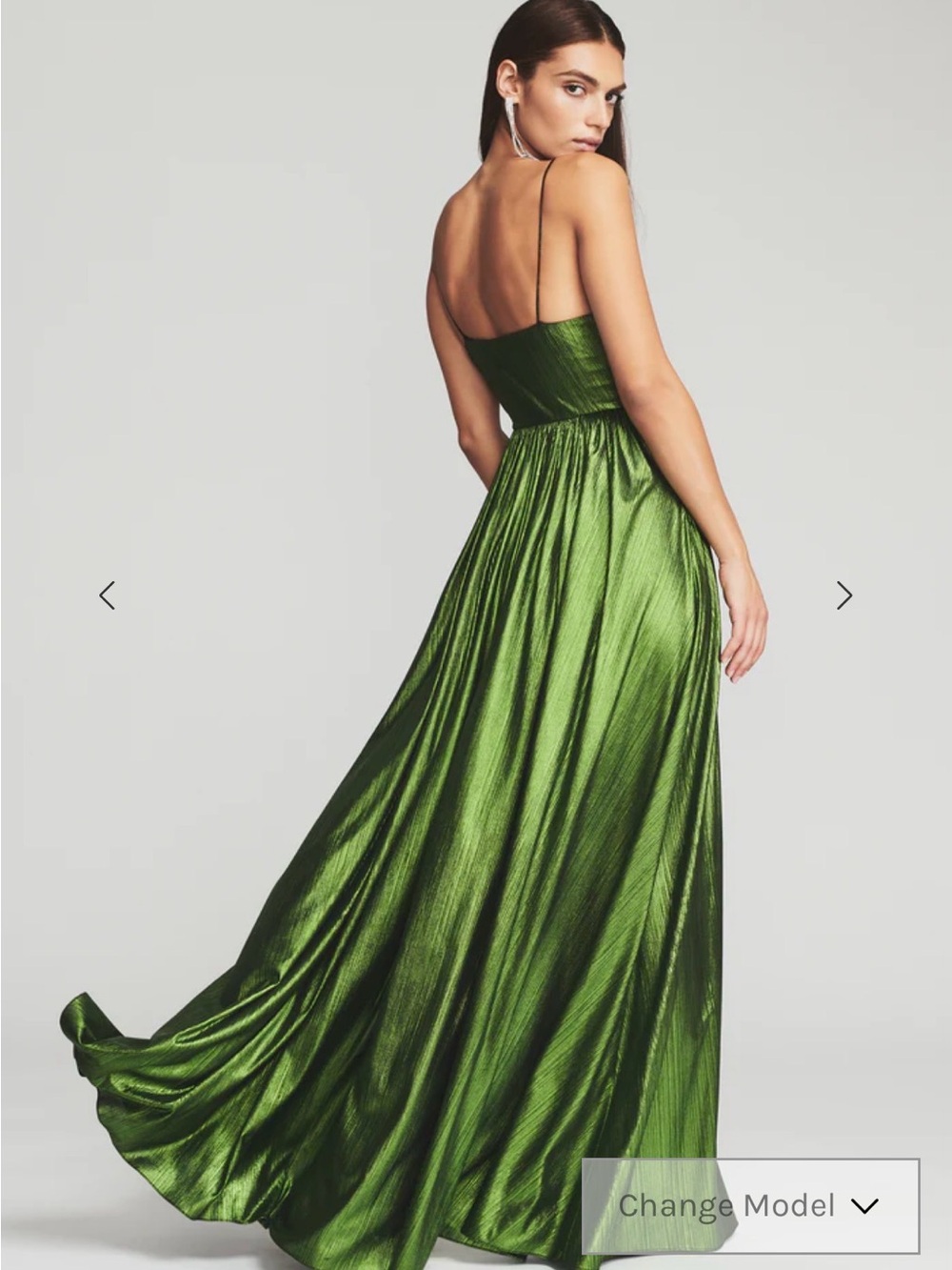 Retrofete Doss Dress in Lime - Picture 5 of 7